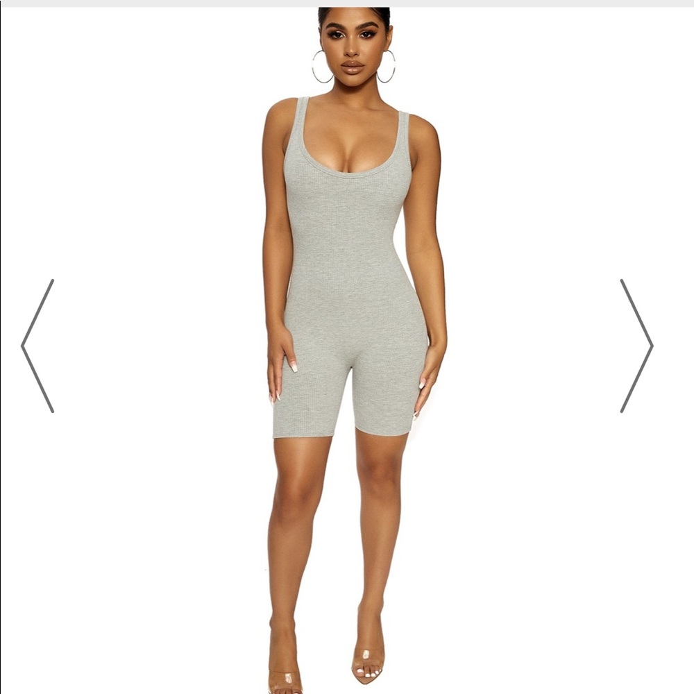 Gray romper